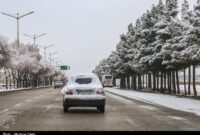 ترافیک سنگین در هراز/بارش برف در جاده های 3 استان