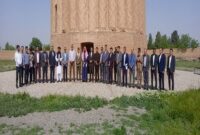 بازدید سرکنسولگری‌های ۳ کشور خارجی از برج تاریخی رادکان شهرستان چناران