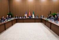 دیدار وزیران خارجه ترکیه، سوریه و آمریکا در ترکیه