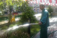 آبیاری بی رویه فضای سبز متوقف شود