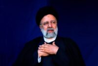 رونمایی و نصب سردیس شهید رئیسی در منطقه 11 تهران