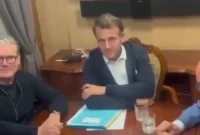 ویدئویی عجیب از رئیس جمهور فرانسه جنجالی شد