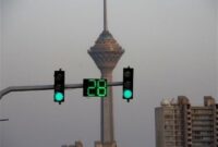 رفع خاموشی 20 درصد چراغ های راهنمایی تقاطع های تهران/پایان خاموشی 300 تقاطع تا پایان سال