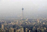 شاخص آلودگی هوای تهران جمعه شب ۷ آذر