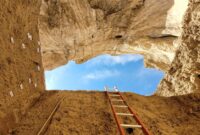 جالی خالی پایگاه ملی پژوهش‌های پارینه سنگی در کرمانشاه