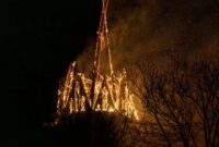 آتشی که شب سال نو را تلخ کرد