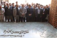 رونمایی از المان مقبره بایزید بسطامی با حضور وزیر میراث فرهنگی