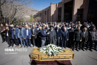 مراسم تشییع پیکر عبدالمجید ارفعی