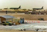 آمریکا عمده تجهیزات خود را از پایگاه العدید قطر خارج کرد