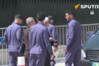 اعضای تیم ملی فوتبال ایران در سفارت آمریکا در آنکارا اعضای تیم ملی فوتبال ایران در سفارت آمریکا در آنکارا