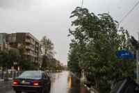 تداوم وزش باد در تهران تداوم وزش باد در تهران