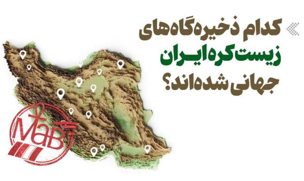 اینفوگرافیک/ کدام ذخیره‌گاه‌های زیست کره ایران جهانی شده‌اند؟