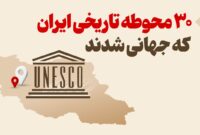 اینفوگرافیک/ ۳۰ محوطه تاریخی ایران که جهانی شدند