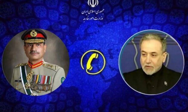 تماس تلفنی عراقچی با فرمانده ارتش پاکستان